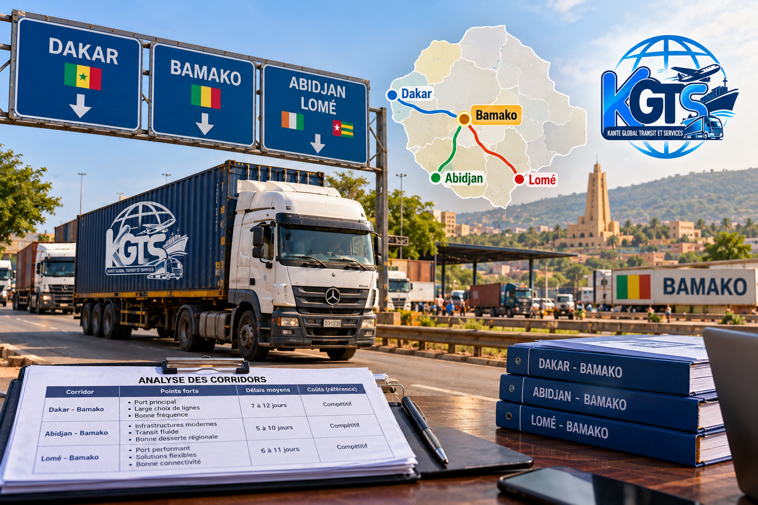 Les Corridors de Transport vers le Mali : Comparatif 2026